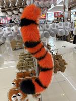 Vente directe d'usine de queue de tigre en peluche, accessoires de costume pour femme pour Halloween, cosplay, événements de fête costumée