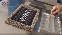 Machine de soudage par embossage haute fréquence pour tapis de voiture en PVC, caoutchouc et cuir, soudeuse RF