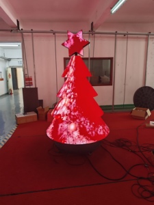 Pantalla LED con Forma de Árbol de Navidad a Todo Color, Forma Personalizada, Alto Brillo para Interiores, Garantía de 5 Años, Decoración Navideña - Product Image 6