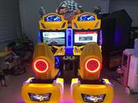 Simulateur de conduite immersif avec son, simulateur de course automobile d'arcade, machine de jeu de course commerciale, simulateur de course avec retour de vibrations