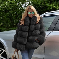 Nouveauté hiver, manteau court chaud en fausse fourrure luxueuse et moelleuse pour femmes, taille plus