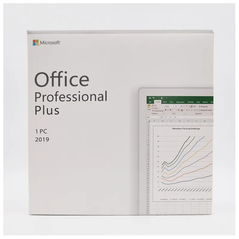 Office 2019 Professional Plus / Office 2019 Pro Plus DVD Package complet Activation en ligne de la clé de liaison