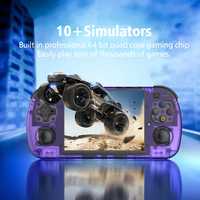 Consola de Juegos Portátil Qbuy R45H con WiFi, 3500mAh, Compatible con Simuladores de PSP y PS1, Sistema Arkos2.0, Rockchip RK3326