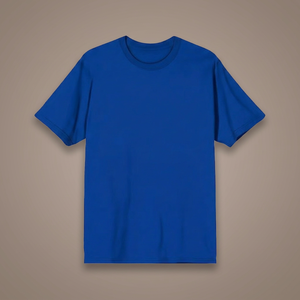 เสื้อยืดคอกลมแขนสั้นผู้ชาย สีน้ำเงินรอยัล ผ้าฝ้าย 100% ทรงปกติ สวมใส่สบาย ลายการ์ตูน ผลิตจากผ้าเจอร์ซีย์ถัก เป็นมิตรต่อสิ่งแวดล้อม - Product Image 2