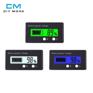 Brandneuer 8-120V LCD Säure-Blei-Lithium-Batterie-Kapazitätsanzeiger Voltmeter Spannungsprüfer GY-6S - Product Image 6
