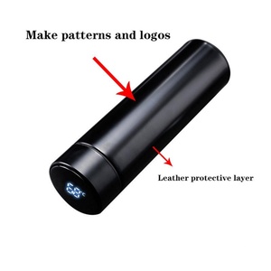 ขวดน้ำกีฬาอัจฉริยะพร้อมจอแสดงอุณหภูมิ LED แก้วสุญญากาศสองชั้นพร้อมที่กรองชา ขวดเก็บความร้อนสำหรับน้ำและกาแฟ - Product Image 6