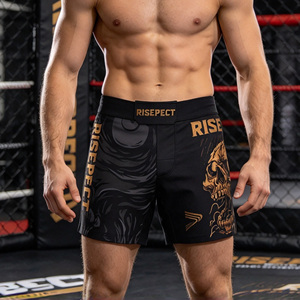 Men's No <strong>Gi</strong> Grappling Shorts High Performance Fighting Gear Straight Cut 4 Way Stretch Lightweight for Intense Drilling - Product Image 5