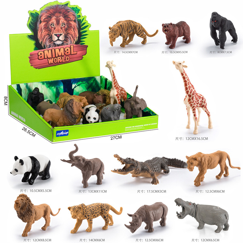 (showcase boxed) 12 large animal models