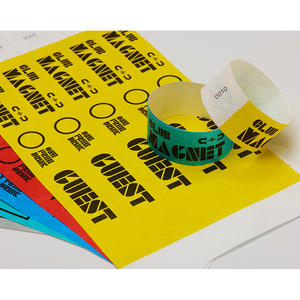 Écrivez sur les bracelets Tyvek pour une marquage rapide. Bracelets Tyvek de couleur unie de 19 mm (3/4 po) avec texte personnalisé. - Product Image 6