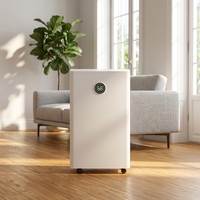 Deshumidificador de Aire Portátil Inteligente para el Hogar con Compresor de Calidad de 25L/Día, HEPA, WiFi, Iones Negativos y UVC