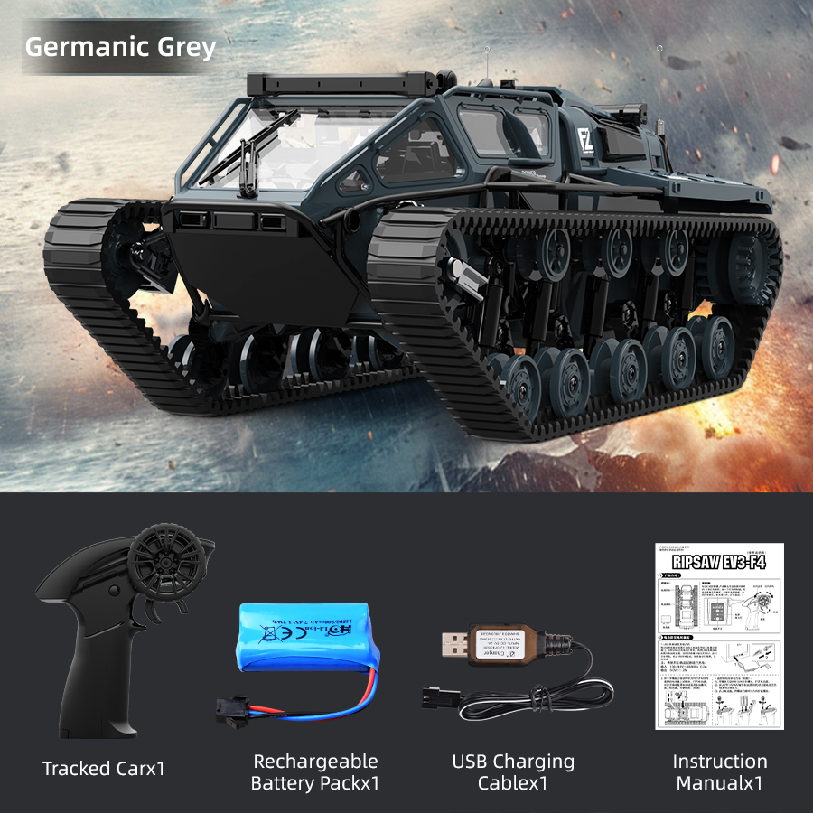 JJRC C8812 RC Tank - 1:16 Scale Stunt Crawler Remote Control Car