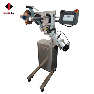 Sinbon tự động dính túi nhựa Pouch hộp phẳng carton Sticker labeler máy dán nhãn - Product Image 6