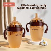 World * Xi calibre 7.2 tasse absorbante en silicone PPSU sevrage biberon même style que Xi World