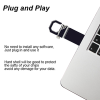 Clé USB Métallique Personnalisable avec Logo, Clé USB Flash en Forme de Porte-clés, Mini Clé USB 2 Go-512 Go, Prix de Gros, Clé USB 100% Originale