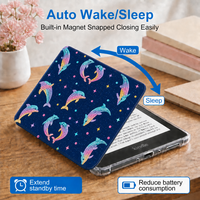 Casing Pelindung Kindle E Reader Grosir dengan Rotasi 360 Derajat, Magnetik Lepas Pasang untuk Kindle Paperwhite 4/5/6 2021 11th Ebook Reader