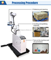 Palettiseur automatique à bras robotisé Palettiseur Sacs/Boîtes Palettiseur automatique