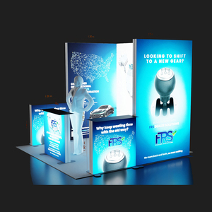 600x250cm Wiederverwendbare Messestand-Werbeleuchtkästen für Jährliche Promotion Sofort Lieferbar - Product Image 1