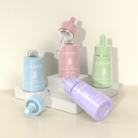 Flacon en verre ambré 30 ml Flacons compte-gouttes en verre vides pour huile essentielle et sérum Étiquette privée personnalisée Flacon de soin de la peau