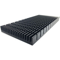 Profil de radiateur en alliage d'aluminium extrudé sur mesure OEM avec finition anodisée de qualité 6061 T5, tempériture T3-T8
