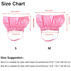 Cat <b>Dog</b> Shower Cap Silver Gold Rose Red Waterproof Ear Cover Bathtub <b>Bathing</b> Accessory - Product Image 4