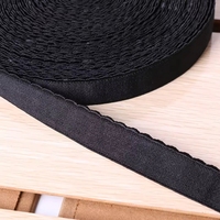 Vente en gros usine : Élastique denté noir et blanc de 4 cm, 100 % polyester, confortable, pour sous-vêtements, fournitures médicales et accessoires vestimentaires