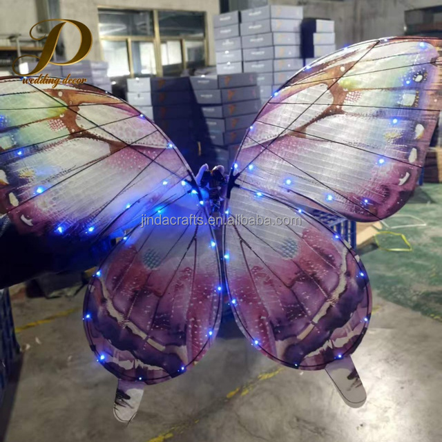 LED Bionic Butterfly Wedding Bionic butterfly Drone Performances Flying Remote-Control Flapping Aircraft Butterfly for Wedding