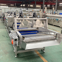 Machine de pasteurisation à bain-marie continu pour aliments, légumes, fruits, lait en sachet, jus, nouilles, machine de refroidissement