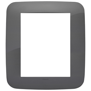Vimar Grey Square <b>Wall</b> Plate 18.5 Cm Length 2.2 Cm Height For <b>Plugs</b> And <b>Sockets</b> - Product Image 1