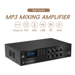 Alta qualità 100v Blue tooth <span class=keywords><strong>PA</strong></span> sistema MP3 Mixer amplificatore con porta USB per chiesa utilizzato - Product Image 3