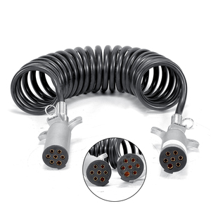 Vente en gros, bonne qualité, vente chaude, connecteur <span class=keywords><strong>de</strong></span> câblage <span class=keywords><strong>de</strong></span> <span class=keywords><strong>remorque</strong></span> à 7 broches, câble d'extension à ressort 24v - Product Image 3