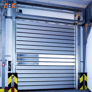 Porte industrielle à <span class=keywords><strong>action</strong></span> rapide, à spirale rigide, en alliage d'aluminium isolé, à grande vitesse, avec moteur servo, pour entrepôts frigorifiques et supermarchés - Product Image 1