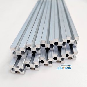Usine <span class=keywords><strong>Alu</strong></span> Vente à Chaud 1515 2020 <span class=keywords><strong>3030</strong></span> 3060 5050 Fente en V Fente en T Ligne d'assemblage industrielle d'extrusion d'aluminium Profilés en aluminium - Product Image 3