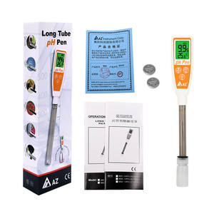 Medidor de PH de vidrio completo de tubo largo AZ8693 con sonda de <span class=keywords><strong>13</strong></span> <span class=keywords><strong>CM</strong></span> IP65 carcasa impermeable 0.01PH Resolución de potencia automática OEM personalizable - Product Image 6