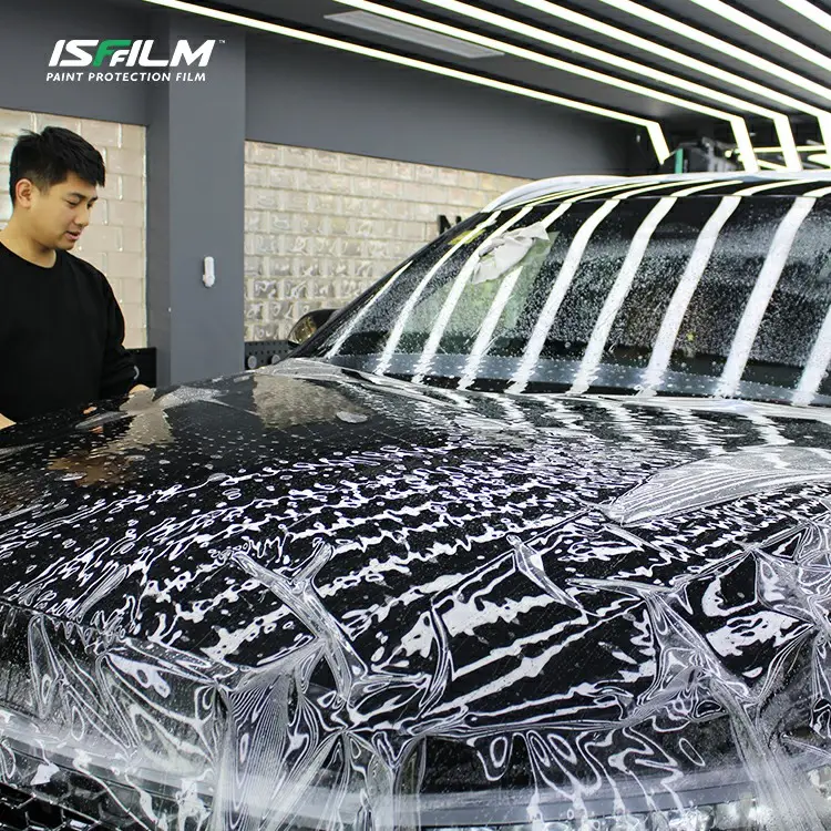 ISFFILM Bulk High glossy 152cm*15m self healing TransparentTPU PPF car paint protection sticker protection car body wrap film