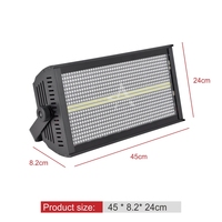 Panel LED Estroboscópico RGB Blanco 2 en 1 de 350W, Matriz de Píxeles DMX512, Activación por Voz, Flash de Color, Iluminación para Escenarios, Bares y Eventos