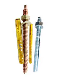 สลักเกลียว<span class=keywords><strong>เคมี</strong></span>คอลล์แองเคอร์เหล็กกล้าไร้สนิมชุบสังกะสีคุณภาพสูง 304 พร้อมแคปซูลเรซิ่น เกรด 4.8 5.8 8.8 ขนาด M8-M24 สำหรับคอนกรีต - Product Image 4