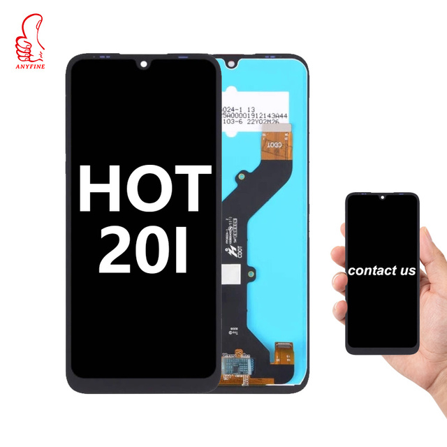 Cell Phone Screen Combo for Infinix Hot20i X665E LCD Touch Replacement Spare Parts Wholesale