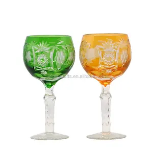 decorative wine glasses goblet hand carved glass wine cup