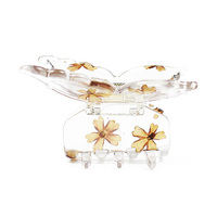 CANYUAN – pince à cheveux vintage en acétate, élégant, petit papillon, personnalisé, fleur transparente, accessoires mignons