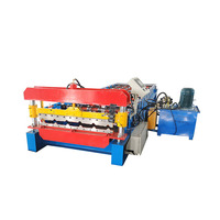 Machine de formage à froid de profilés de toiture CNC IBR pour tôles d'acier PPGI