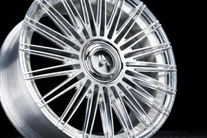 Jantes sport personnalisées 20-24 pouces en aluminium forgé chromé, sur mesure pour voitures de sport de luxe, pneus neufs, direction, conformes ISO9001 - Product Image 4