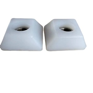 Yunze Slatted Floor Connecting <b>Block</b> Nylon <b>Plastic</b> Nut Fixing Bar White Customizable For Animal Husbandry - Product Image 5