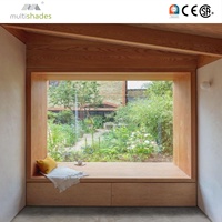 MULTISHADES Fenêtre fixe minimaliste mettant en valeur les paysages extérieurs, parfaite pour la conception d'intérieur contemporaine