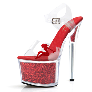 <span class=keywords><strong>Sandalias</strong></span> Transparentes <span class=keywords><strong>con</strong></span> <span class=keywords><strong>Plataforma</strong></span> y Punta Abierta <span class=keywords><strong>de</strong></span> 17 cm para Bailarina Exótica, Modelo <span class=keywords><strong>de</strong></span> 7 Pulgadas para Pole Dance, Crossdressing, Pasarela, Talla Grande, Discoteca - Product Image 6