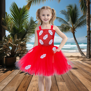 Robe Hawaïenne Fille - Déguisement Inspiré Du Film, 2 Pièces (robe + Bandeau), Pour Fête, Carnaval, Halloween