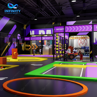 Parc d'attractions sportives intérieures 2026 à retour sur investissement élevé : simulateur VR et trampoline interactif pour des profits importants