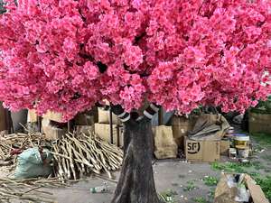 人工桜の木ピーチツリーウェディングテーブルセンターピースオーナメント偽の木 - Product Image 5