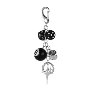 Nouvelle poupée de dessin animé, accessoires DIY 8 billes, en cuivre LED, sûrs, avec gravure imprimée, multi-éléments, étoile à quatre branches, dés à 20 faces - Product Image 5