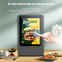 Écran tactile de 10,1 pouces sous Android 11 pour affichage numérique de menu, borne de paiement pour restaurant, kiosque alimentaire, affichage de menu pour centre commercial