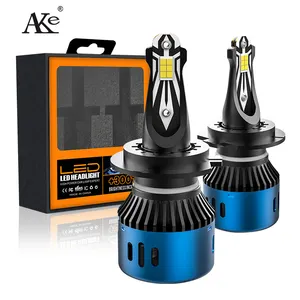 AKE R11 70W luces led h7 headlight customize 12V 6000K 7000Lm bombillo led h1 h3 h4 h11 880 5202 9004 9005 9006 9012 with canbus